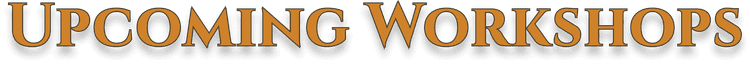 Upcoming Workshops Heading